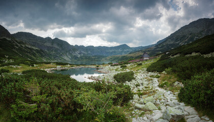 lake in the mountains