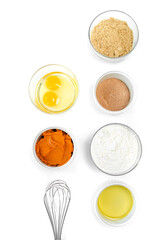 collection of baking ingredients