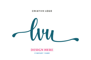 LVU lettering logo is simple, easy to understand and authoritative