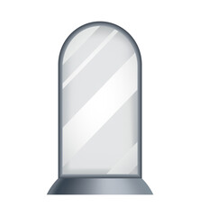 Blank billboard advertising. Advertising constructions or outdoor billboard. Marketing vector icon. Banner design template