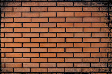 Red brick wall background