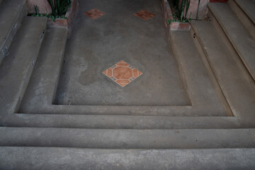 old stairs on the floor