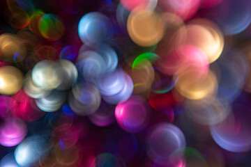 abstract background with lights bokeh