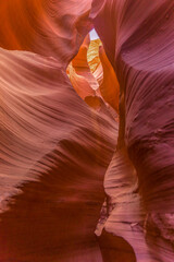 USA, Natural Beauty of the Lower Antelope Canyon in Arizona near the  city of  Page
