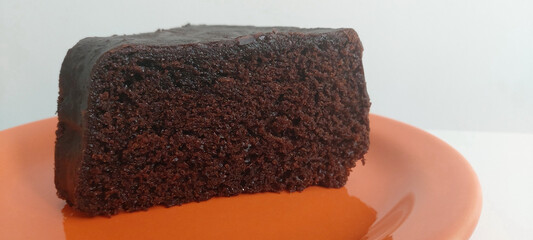 Chocolate  cake piece, São Paulo, Brazil