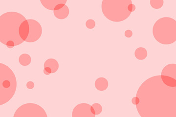 Vector bright background with copy space. Trendy design. Circles colored in overlap style.