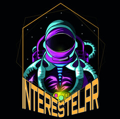 Astronauta interestelar © MoissLeandro