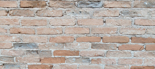 Brick Wall  background close up texture, São Paulo, Brazil