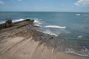 beach in the morning