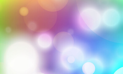 Beautiful bokeh circles abstract background.