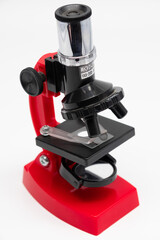 Red microscope for Science and education