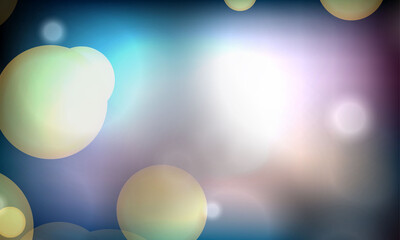 Beautiful bokeh circles abstract background.