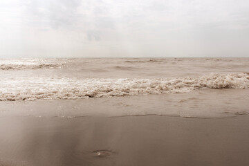beach in the morning