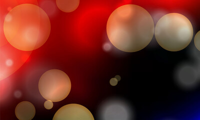Beautiful bokeh circles abstract background.