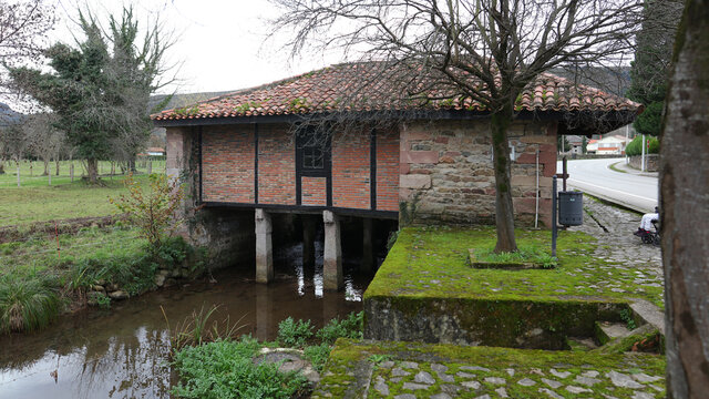 Molino harinero, Carrejo, Cantabria; Espa&ntilde;a