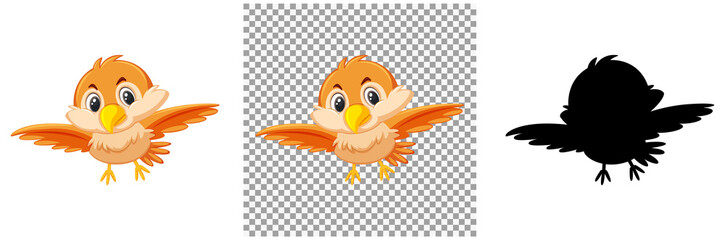 Set of bird character