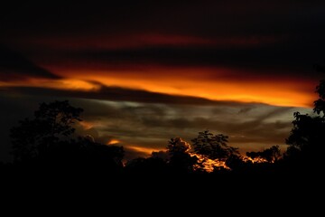 Sunset in my house in Colombia 