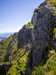 rock in the mountains
