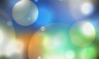 Beautiful bokeh circles abstract background.