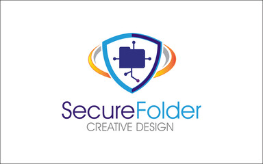 Illustration vector graphic of folder file data logo template design-10