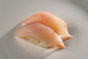 Raw Yellowtail or Hamachi Sushi