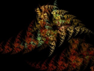 Imaginatory fractal background Image