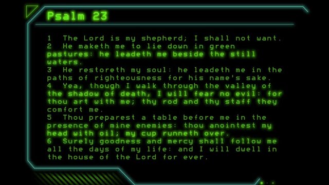 Psalm 23