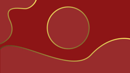 Luxury Red Paper Cut Background for Poster, Flyer, Vector, Cover Design, Book, CD, Banner and Website Advertising