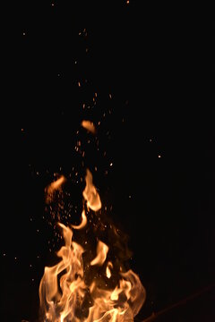 burning dollar sign