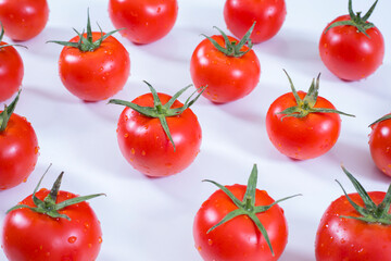 tomato and tomato paste over white
