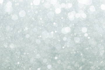 Silvery and white bokeh vintage lights