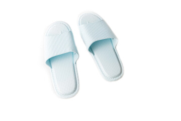 Blue casual slipper for putting