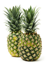 Fototapeta premium Pineapple on a white background