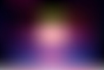 Dark Pink, Yellow vector abstract blurred background.