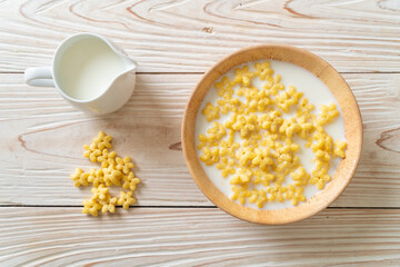 cereals with fresh milk