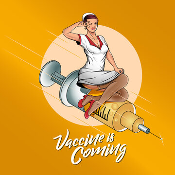 Vaccine is Coming illustration