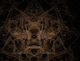 Imaginatory fractal background Image