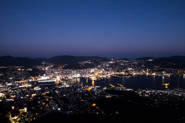 稲佐山からの長崎市街地夜景　世界新三大夜景