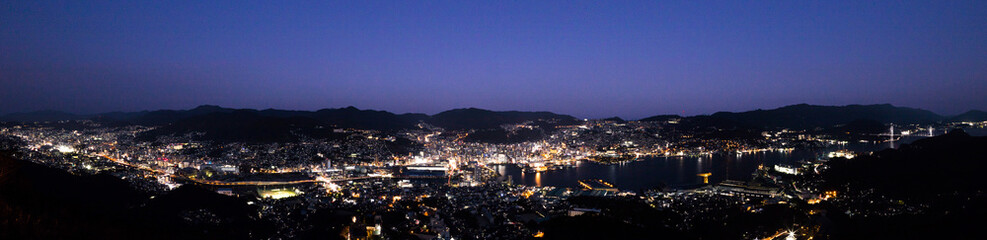 稲佐山からの長崎市街地夜景　世界新三大夜景