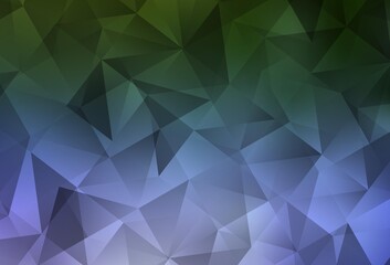 Light Pink, Green vector low poly layout.