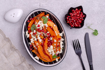 Fried pumpkin slices