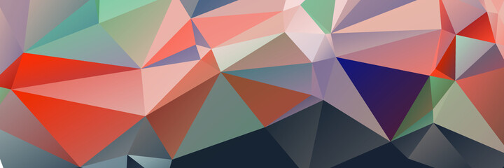 Obraz premium Abstract Color Polygon Background Design, Abstract Geometric Origami Style With Gradient. Presentation,Website, Backdrop, Cover,Banner,Pattern Template