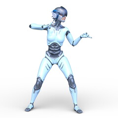 Fototapeta premium サイバーウーマン