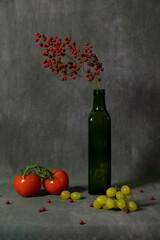 still life with tomatoes