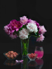 still life with flowers