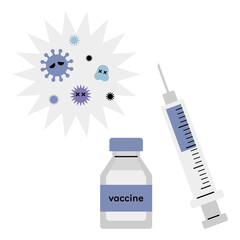 ウィルス・細菌とワクチン注射