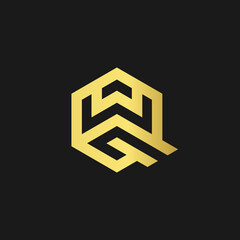 Vector illustration of a logo design forming letters and symbols