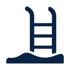 Swimming pool or water icon