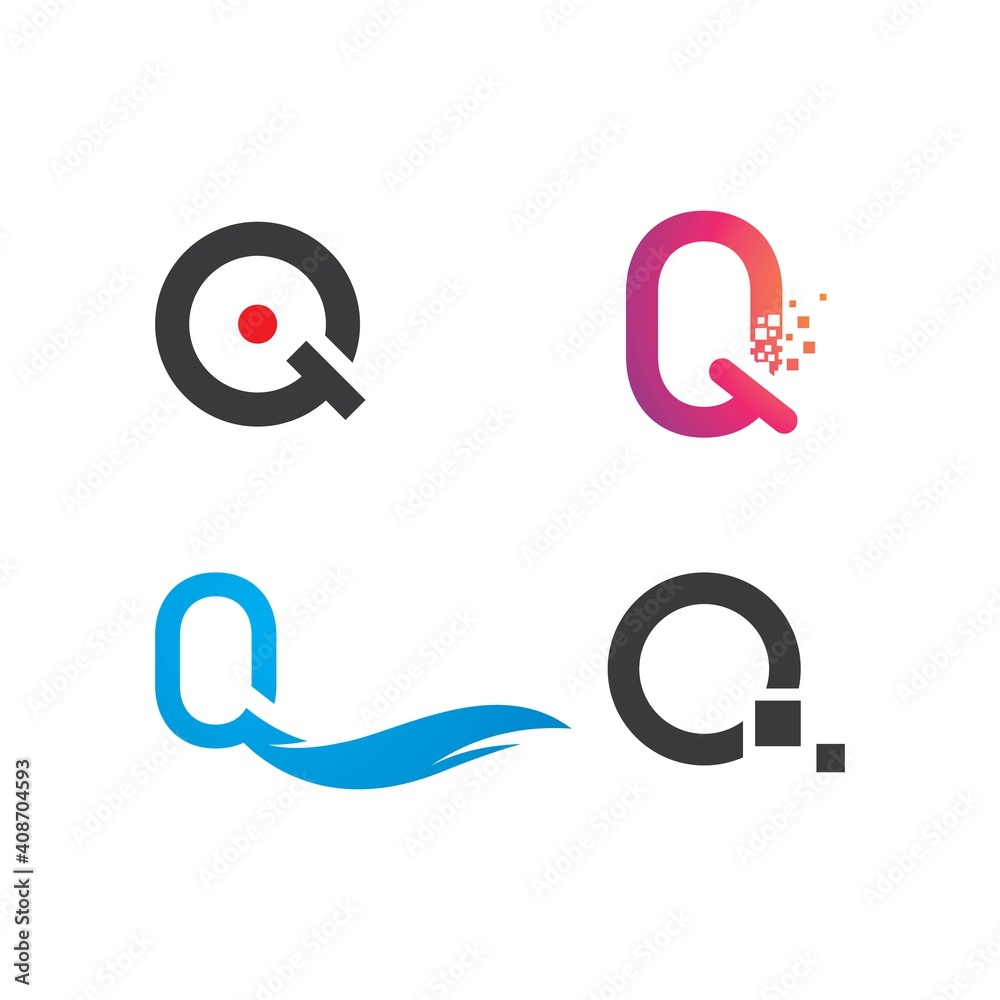 Poster initial q letter