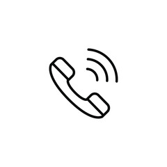 Fototapeta premium Help and support icon. Simple line style for web template and app. Call center, assist, service, contact, phone, computer, info, vector illustration design on white background. EPS 10